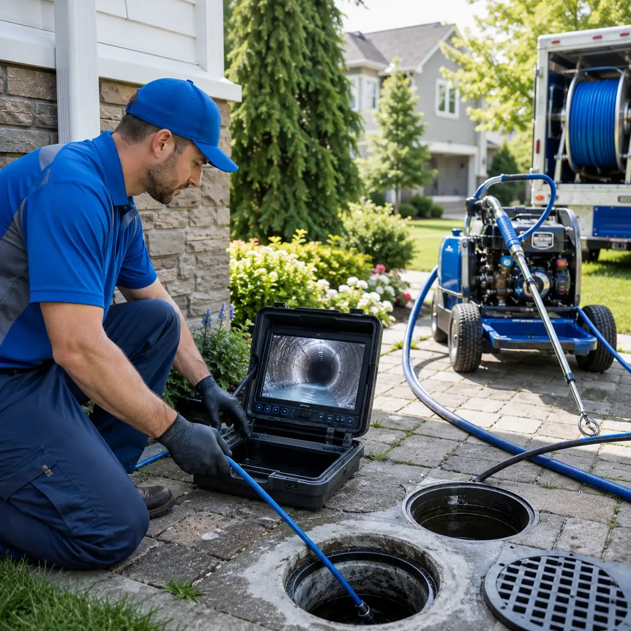 Outdoor drain cleaning professionals serving Gallina, NM